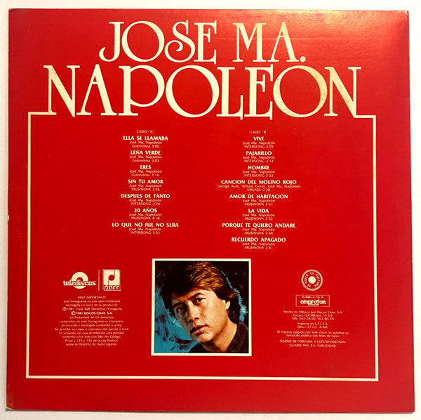 15 Grandes Exitos De José Ma. Napoleón
