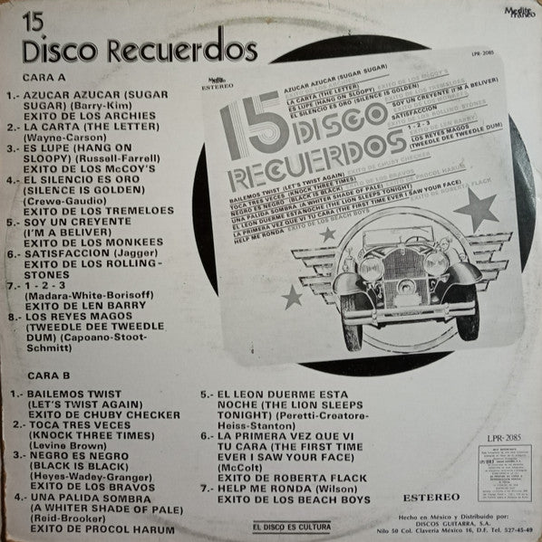 15 Disco Recuerdos