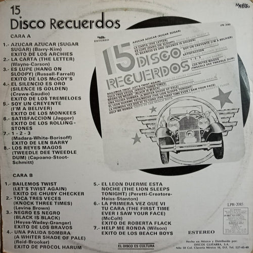 15 Disco Recuerdos