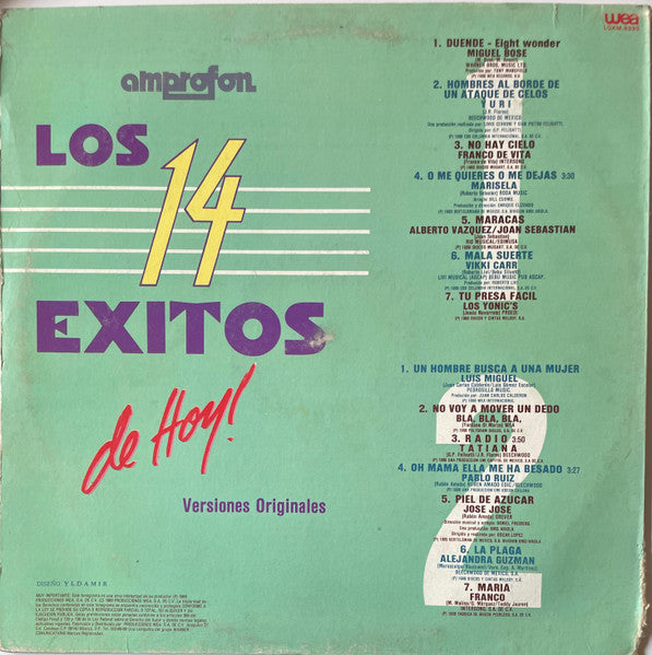 Los 14 Exitos De Hoy!