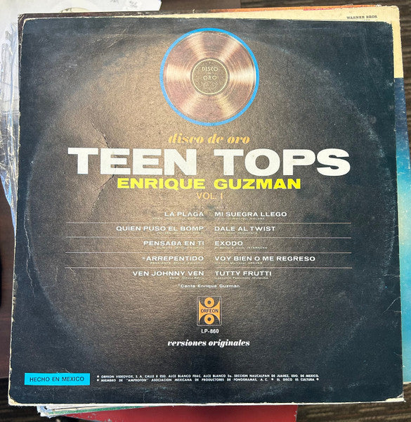 Disco De Oro Enrique Guzmán Vol. I