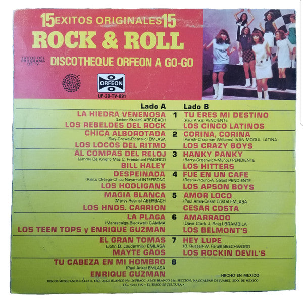 15 Exitos Originales: Rock & Roll