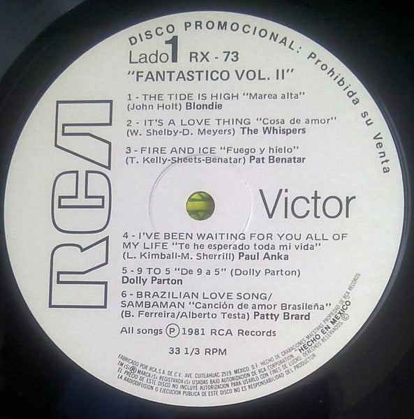 1982 RCA / Fantástico Vol. II